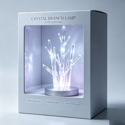 Luxury Crystal Ice Tree LED Table Lamp