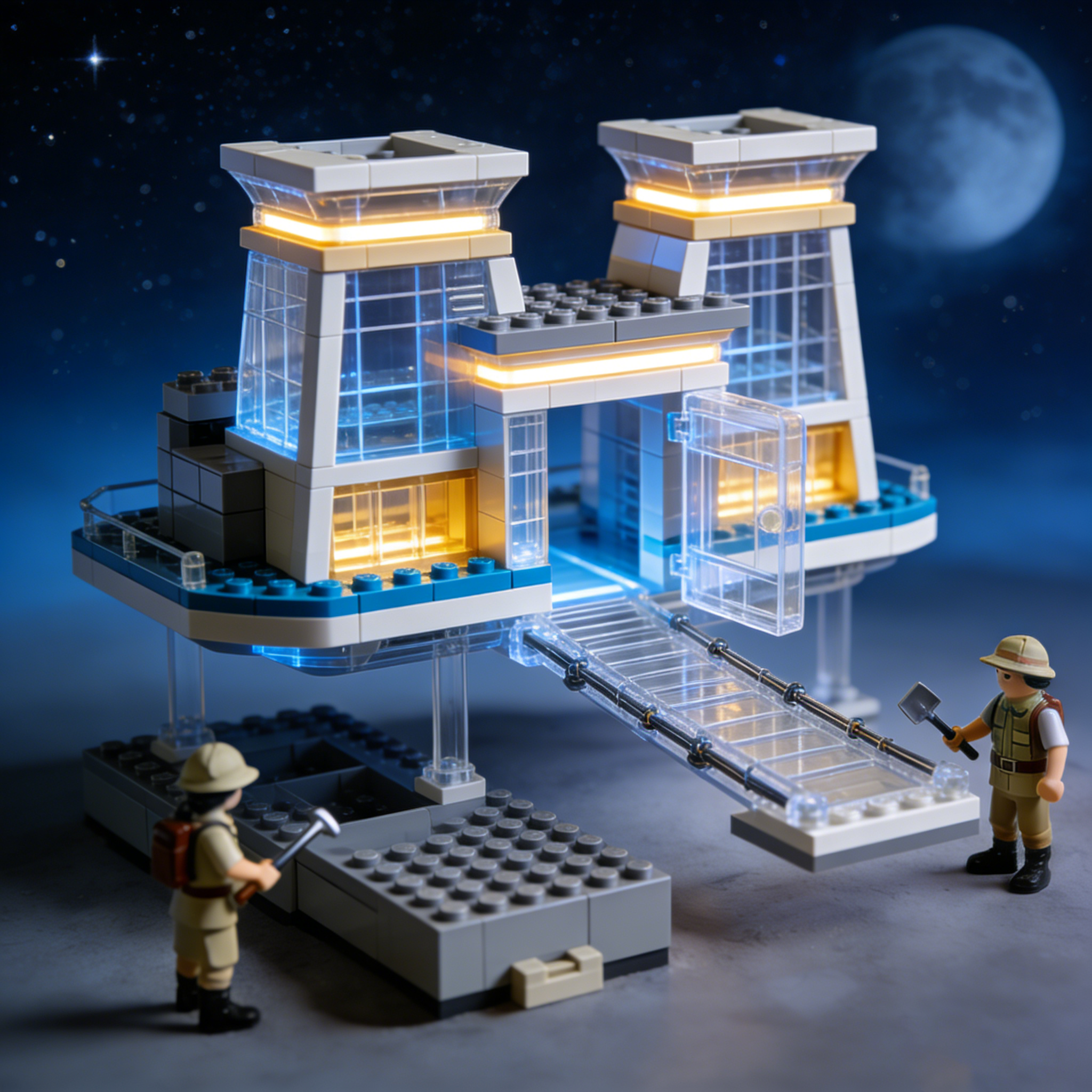 Future Exploration Base Building Block Assembly