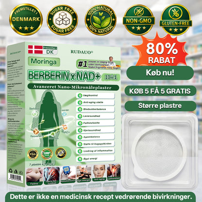 Lægeudviklet🇩🇰 | RUDAUO® Opgraderet Stor Dække 10-i-1 Nano Mikronåleplaster (Se mærkbare resultater allerede efter 7 dage
